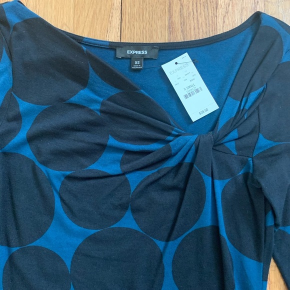 Express Navy / Black Dress - Picture 2 of 4